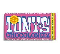 Tony's Chocolonely White Chocolate & Raspberry with Popping Candy - 180g