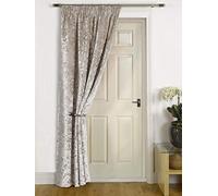 Tony's Textiles Canterbury Thermal Door Curtain Natural 66'' x 84''