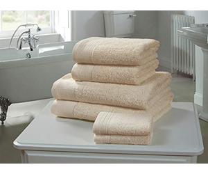 Tony's Textiles Egyptian Cotton Combed Supersoft Towel - Cream (Face Cloth)