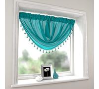 Tony's Textiles Millie Voile Swag - Teal (Standard)