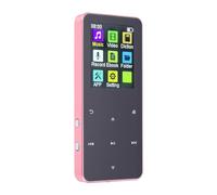 Tonysa 1.8 Inch Touch Screen MP3 Player, 8-Hour Battery and 7 EQ Modes, Bluetooth 5.0 and FM Radio for Personalized Music and Voice Recording (Pinkish)
