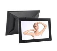 Tonysa 10.1 Inch Digital Picture Frame, WiFi Touchscreen LCD Display, Supports MP3/WAV/APE, Rotatable Mountable Smart Frame, for Home Decor Gift