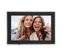 Tonysa 10.1 Inch Smart Digital Picture Frame, Touch Screen with Calendar, Mobile App Control, HD WiFi Cloud Photo Frame for Family Grandparents (Black)