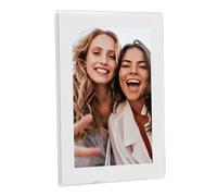 Tonysa 10.1 Inch Smart Digital Picture Frame with Touch Screen & Calendar, WiFi Cloud Photo Frame for Family, Mobile App Control, HD Display, for Grandparents & Elders (White)