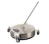 Tonysa 15 Inch Pressure Washer Surface Cleaner with 4 Wheels, Professional 4000 PSI Pressure Washer Stainless Steel Surface Cleaner for Cleaning Plastic, Concrete, Tile and Stone