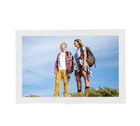 Tonysa 16.7 Inch Touch Screen Digital Photo Frame, Full HD 1080P WiFi Cloud Frame with Android OS, USB/SD/Remote Control, Multi Language Support for Home, Office, White (White)