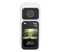 Tonysa 2.7K Body Worn Camera Portable, Wearable Action Body Cam, POV Vlog Recording 32GB 2.7K 180 Degree Rotatable Magnetic Hanging, for Work Travel Pet Walking (White)