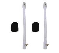 Tonysa 3.5mm Detachable Microphone Boom, 2pcs Game Microphones with Cloud Flight Astro A40 A40 TR Gaming Headset (White)