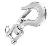 Tonysa 304 Stainless Steel Lifting Hook with Latch for Rigging and