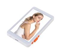 Tonysa 4.02 Inch Wireless Selfie Screen with 180 Flip, Magnetic Ring Attaches to Phone Back. 3 Level Brightness & 1800mAh for 10+ / Android 9+ Content Creation (White)