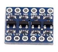 Tonysa 4-channel IIC I2C Logic Level Converter Module, Bi-directional 5V 3.3V Signal Step-Up/Step-Down for Projects, Compact 2 * 1.7cm Size
