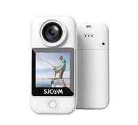 Tonysa 4K Action Camera, Mini Body With 6-Axis Anti Shake, 30M Waterproof Detachable Battery, 1.33-Inch Touch Screen, White