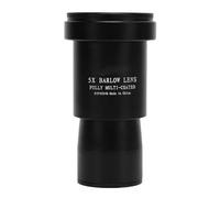 Tonysa 5X Barlow Lens High Clarity Full Metal Optical Glass Lens for Astronomical Telescope Observation for Deep Sky Objects and Planetary Views 1.25 Inch