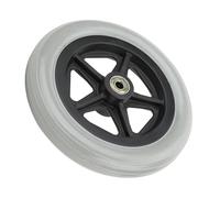 Tonysa 7 Inch Wheelchair Wheel, Durable Rubber Material, Smooth Rolling for Disabled Walk Chair, Ideal for Healthcare Vehicles