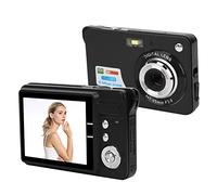 Tonysa 8x Zoom Digital Camera, 2.7in LCD Display 32GB Memory Card Built-in Microphone Mini Digital Camera 8X Zoom Compact Camera for Photography(Black)