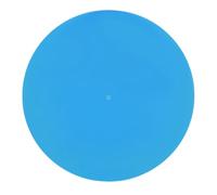 Tonysa Acrylic Turntable Mat for 12 Inch Platters (Transparent Blue) | Sound dampening, improved bass, flat