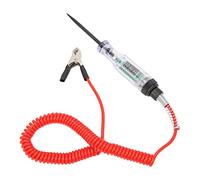 Tonysa Car Electric Circuit Tester Durable Insulated Voltage Probe for Automotive 6V 12V 24V DC with Flexible Cable and Probes