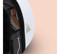 Tonysa Cat Backpack Large Space Breathable Broad Pet Carrier Bag for Outdoor Traveling Suitable for Cat Dog Material: ABS, PP, Oxford Cloth (Green)