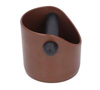 Tonysa Coffee Knock Box, Durable Plastic with Rubber Base (Brown)