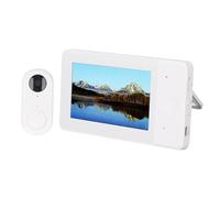 Tonysa Cordless Video Doorbell Intercom System, 4.3 Inch Display with Night Mode, 1080P Door Camera, Bidirectional Voice HD Wide Angle Lens Visual Doorbell Camera, IP66
