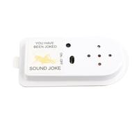 Tonysa Crickets Sound Annoying Noise Maker Toy with Clear Chirping for Joke Gift Family, Plastic, 3.3 X 1.7 X 0.4in (White)