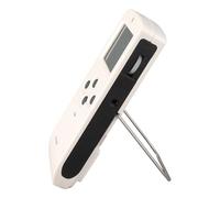 Tonysa Electric LCD Display Metronome for Guitar Piano Violin Bass, Adjustable Universal Timer Alarm Clock for Musicians, Rechargeable Li Battery, for Music Practice (White)