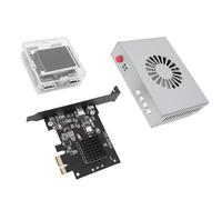 Tonysa HDMI 2.0 DMA Fuser, 4K 60Hz 2x1 Video Merger, Dual PC to One Monitor Combiner for Stock Trading, Video Conference, Security Monitoring System