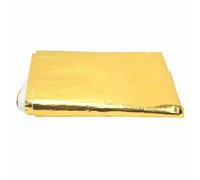 Tonysa Heat Shield Wrap Tape, 450°C High Temperature Insulation (Golden) | Self adhesive, Lightweight polymer laminate, Suitable for wires, firewalls, engine hoods