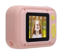 Tonysa Kids Camera, 40MP 1080P HD Screen with MP3 Player Educational Games, ABS Silicone Material, Long Battery Life, Type C Charging for Children Pinkish