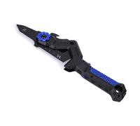 Tonysa LED Sword Toy With Mist Spray | Rotatable Glow Stick Hit Sensitive Sound Effect for Birthday Xmas Gift (Blue)