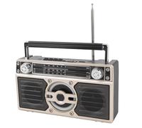 Tonysa Long Battery Life Portable Radio Bluetooth with Dual Speaker - 18H Playtime, Clear FM Stereo & USB/SD Card Playback, Rechargeable Type C for Outdoor Indoor Use (# 1)