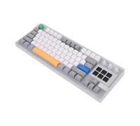 Tonysa Mechanical Keyboard Hot Swappable 78 Key Gasket Mount Linear Red Switch, Keyboard with Visual Display Volume Knob and AI Shortcuts, for Gaming PC and Laptop