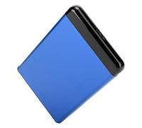 Tonysa Mobile Hard Disk Enclosure USB3.0 Aluminum Alloy Portable for 2.5in SSD Up to 8TB Ideal for Home and Office Use (Blue)