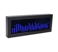Tonysa Music Spectrum Rhythm Light, Dual Mode Input Sound Control Music Spectrum Light, 10 Level Adjustable Voice Activated Rhythm Light Automatically for Gaming Musicians (Blue)