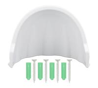 Tonysa Outdoor Security Camera Cover, ABS Plastic Sun Rain Shade, Universal Protective Roof Shield for Outdoor Cameras White