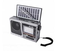 Tonysa Portable Emergency Radio Solar Radio Bluetooth Flashlight with USB Charging Solar Power AM FM SW Weather Band for Camping Hiking Travel Outdoor Survival