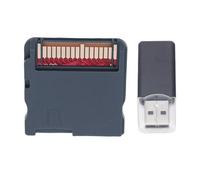 Tonysa Retro Game Flash Cartridge, 128GB High Speed Game Backup Device with Card Reader, Plug and Play, Black Set for Game Consoles
