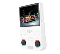 Tonysa Retro Handheld Game Console, 4 Inch Screen Built in 64GB Storage 3000mAh Octa Core Processor, with 22000 Classic Games Support WiFi 5.1, for All Ages Players (White)