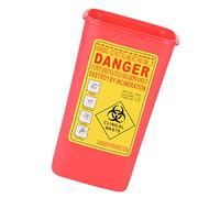 Tonysa Sharps Container 1L for Safe Needle Disposal in Plastic Biohazard