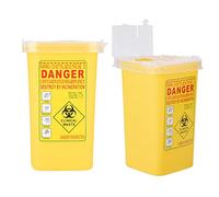 Tonysa Sharps Container 1L for Safe Needle Disposal in Plastic Biohazard