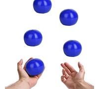 Tonysa Thud Juggling Balls Set, Durable PU Leather, 6.3cm (Blue)