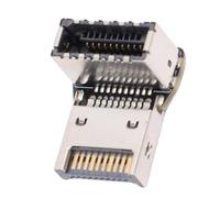 Tonysa USB C Front Panel Adapter, Internal USB 3.2 Gen 2 Type E Motherboard Header Connector (20 Pin), 90 Degree Right Angle for PC Case Cable Management Installation (PH76EE-A)