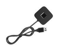 Tonysa USB Fingerprint Reader, PC Dongle 360 Degree Touch Fast Matching Biometric Scanner Black