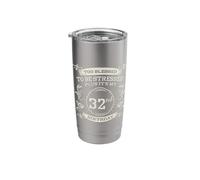 Too Blessed to Be Stressed 32nd Birthday Turning 32 Year Old Stainless Steel Insulated Tumbler