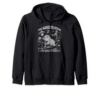 Too Blessed To Stress Motivational Capybara Bigfoot Zip Hoodie