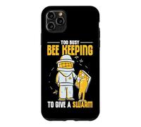 Too Busy Bee Keeping To Give A Swarm Honeybee Beekeeper Case for iPhone 11 Pro Max