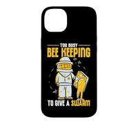 Too Busy Bee Keeping To Give A Swarm Honeybee Beekeeper Case for iPhone 14 Plus
