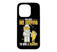 Too Busy Bee Keeping To Give A Swarm Honeybee Beekeeper Case for iPhone 15 Pro