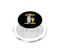 Too Busy Bee Keeping To Give A Swarm Honeybee Beekeeper PopSockets PopGrip for MagSafe