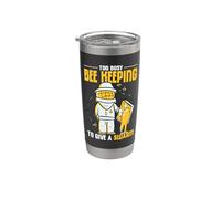 Too Busy Bee Keeping to Give A Swarm Honeybee Beekeeper Stainless Steel Insulated Tumbler